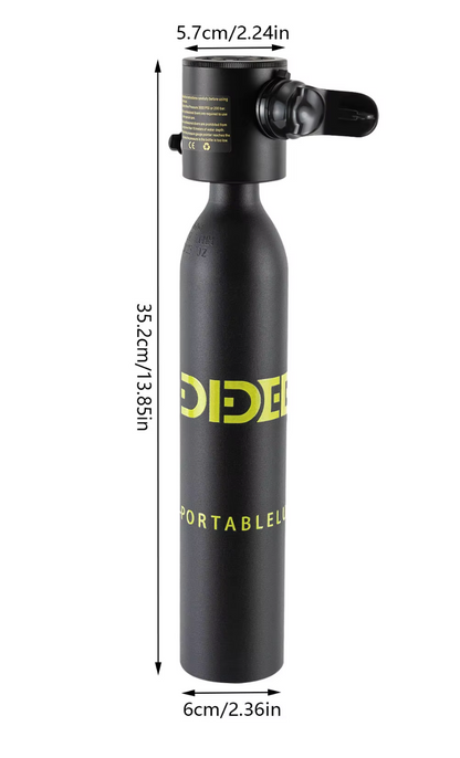 SplashX MiniDive Pro - Druckluft Tauchflasche