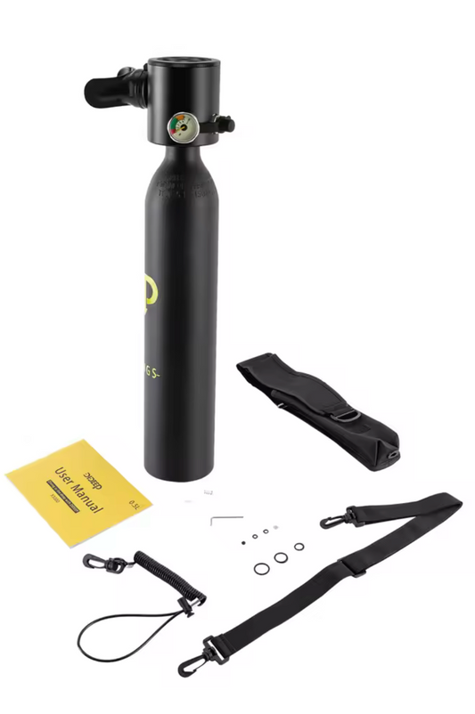 SplashX MiniDive Pro - Druckluft Tauchflasche